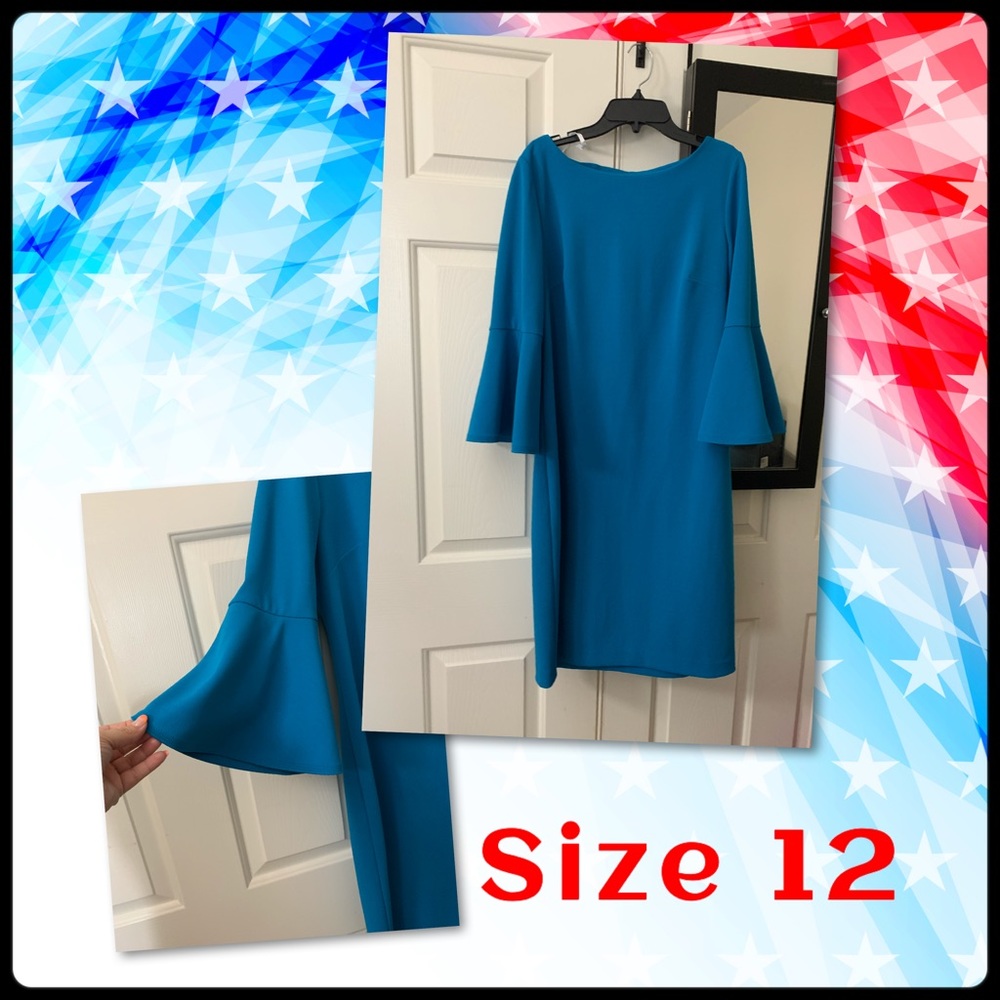 Gorgeous Blue Dress! Perfect for Work/Wed/Church